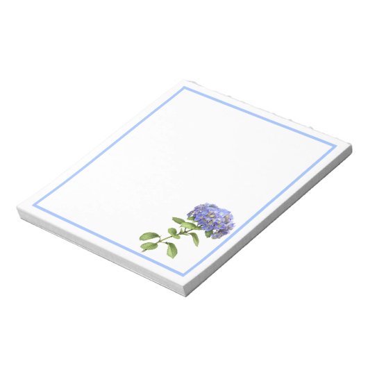 Bloc-note Fleur Blue Hydrangea (Tourné)