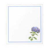 Bloc-note Fleur Blue Hydrangea (Devant)