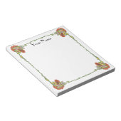 Bloc-note Fleur bordure Art nouveau (Incliné)