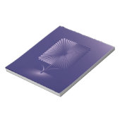 Bloc-note Fleur carré violette (Tourné)