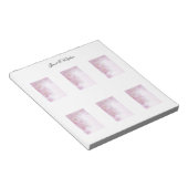 Bloc-note Fleur Classique Professionnelle Simple Élégante (Incliné)