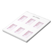 Bloc-note Fleur Classique Professionnelle Simple Élégante (Tourné)