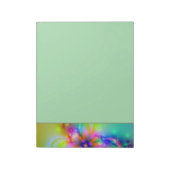 Bloc-note Fleur Colorée Avec Rubans (Tourné)