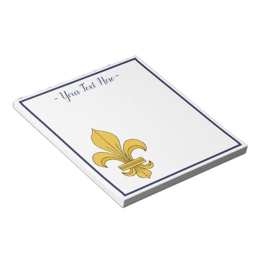 Bloc-note Fleur de lis (Incliné)