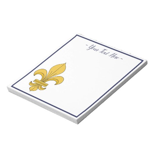 Bloc-note Fleur de lis (Tourné)