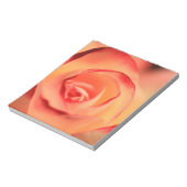 Bloc-note Fleur de rose orange rose (Tourné)