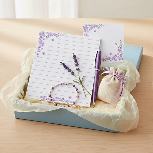 Bloc-note Fleur de vigne pourpre
