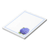 Bloc-note Fleur d'hortensia bleue (Tourné)