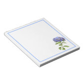 Bloc-note Fleur d'hortensia bleue (Incliné)