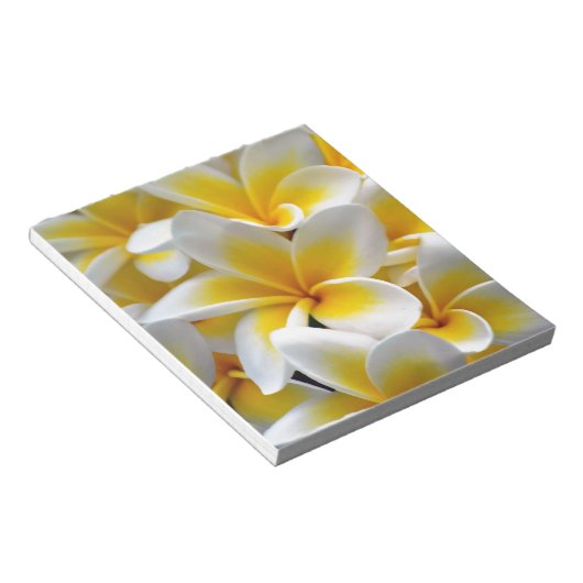 Bloc-note Fleur Frangipani Plumeria (Incliné)
