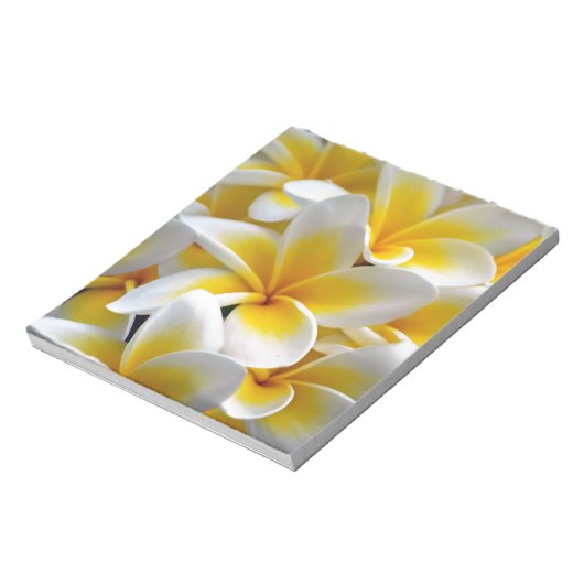 Bloc-note Fleur Frangipani Plumeria (Tourné)