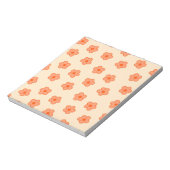 Bloc-note Fleur Hippie Orange Peach Preppie (Tourné)