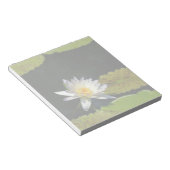 Bloc-note Fleur Nénuphar Lotus blanche (Incliné)