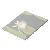 Bloc-note Fleur Nénuphar Lotus blanche (Tourné)