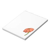 Bloc-note Fleur orange (Tourné)