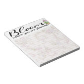 Bloc-note Fleur où vous êtes planté (Incliné)