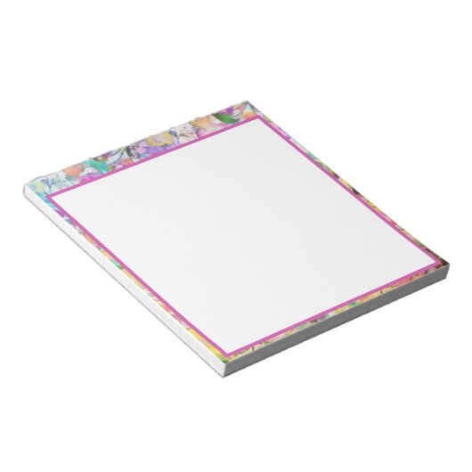 Bloc-note Fleur pastel (Incliné)