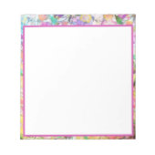 Bloc-note Fleur pastel (Devant)