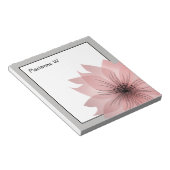 Bloc-note Fleur rose (Incliné)