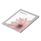 Bloc-note Fleur rose (Tourné)