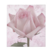 Bloc-note Fleur rose douce (Devant)