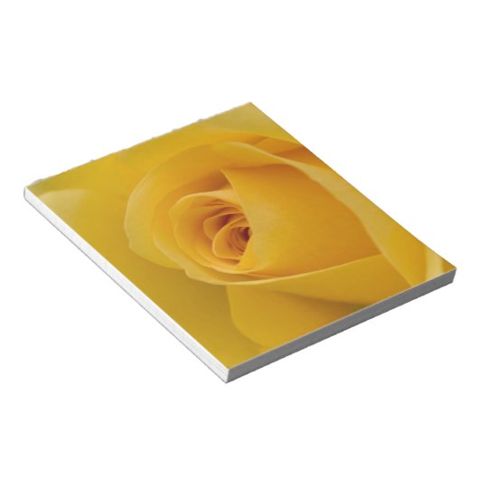 Bloc-note Fleur rose jaune (Incliné)