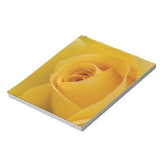 Bloc-note Fleur rose jaune