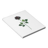 Bloc-note Fleur rose noire (Incliné)
