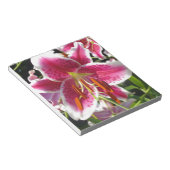 Bloc-note Fleur rose rose rose rose fleur rose fleur tropica (Incliné)