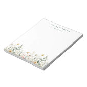 Bloc-note Fleur sauvage d'été (Tourné)