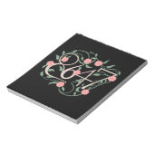 Bloc-note Fleur subtile anti Trump 8647 86 47 Boho (Tourné)