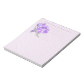 Bloc-note Fleur violette (Tourné)