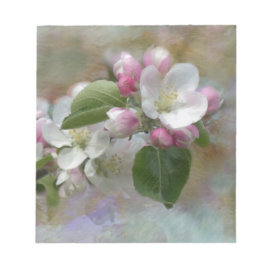 Bloc-note Fleurit de l'arbre Apple (Devant)