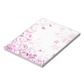 Bloc-note Fleurs à perles violettes (Tourné)