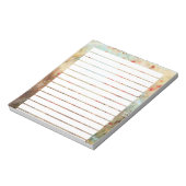 Bloc-note Fleurs aquarelles roses (Tourné)