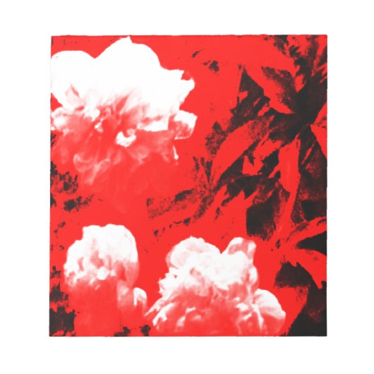 Bloc-note Fleurs blanches de Stratford-sur-Avon dans le (Devant)