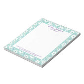 Bloc-note Fleurs blanches douces (Tourné)