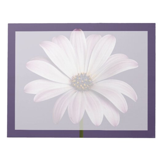 Bloc-note Fleurs | Blancs et marguerites (Devant)