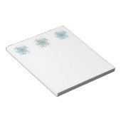 Bloc-note Fleurs bleues (Incliné)
