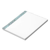 Bloc-note Fleurs Bleues Pastel (Tourné)