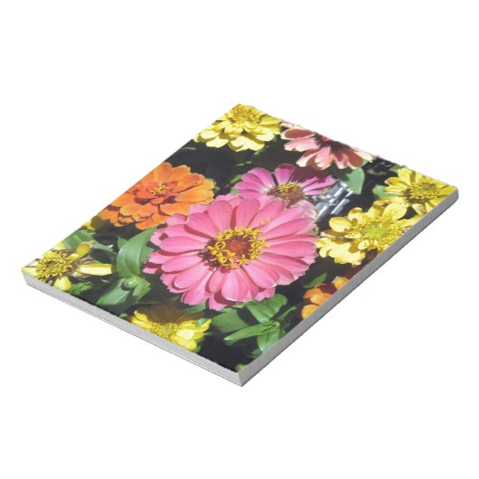 Bloc-note Fleurs colorées (Tourné)