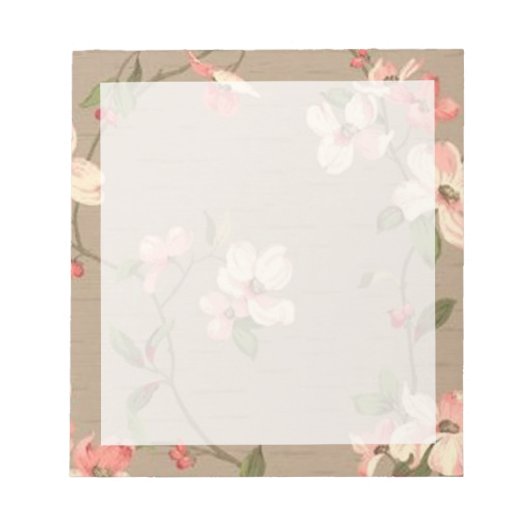 Bloc-note Fleurs d'Apple (Devant)