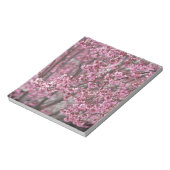 Bloc-note Fleurs de cerisier Sakura rose flottant (Tourné)
