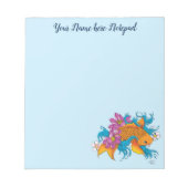 Bloc-note Fleurs de cerisiers de Lotus Koi Fish (Devant)