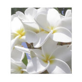 Bloc-note Fleurs de la Plumeria tropicale (Devant)