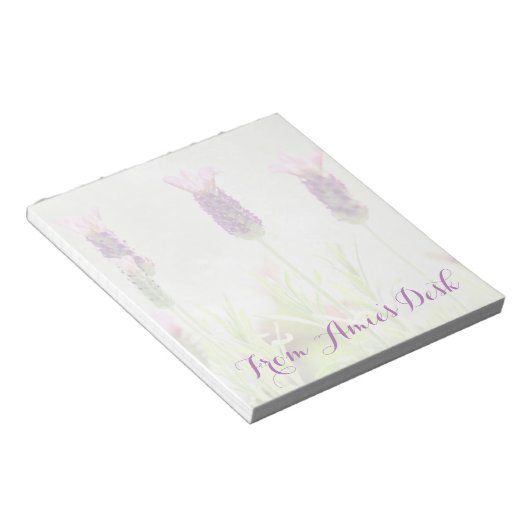 Bloc-note Fleurs de lavande (Incliné)