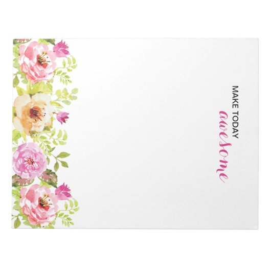 Bloc-note Fleurs de printemps (Devant)