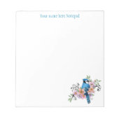 Bloc-note Fleurs de printemps bleu Jay (Devant)