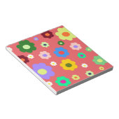 Bloc-note Fleurs de printemps Y2K Motif rétro (Incliné)