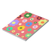 Bloc-note Fleurs de printemps Y2K Motif rétro (Tourné)